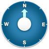 Dial showing the wind direction at Rosia Road