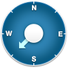 Dial showing the wind direction at Rosia Road